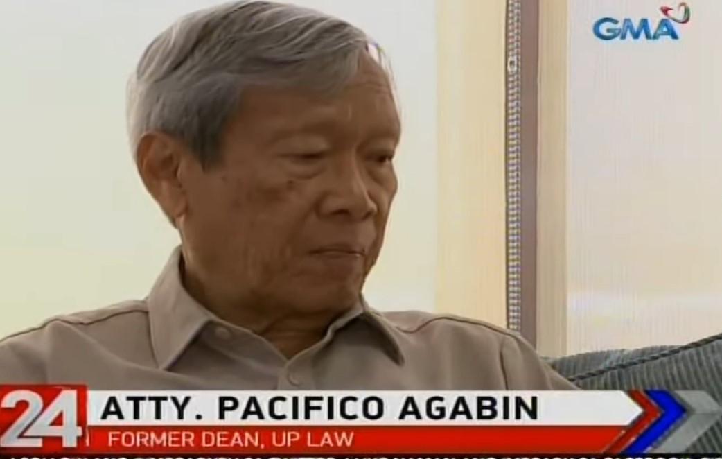 Dean Pacifico Agabin interviewed on the possible suspension of the writ of habeas corpus
