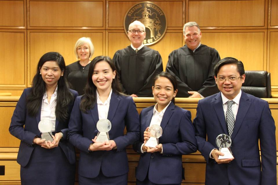 UP Law wins championship in 2018 Stetson International Moot Court Competition