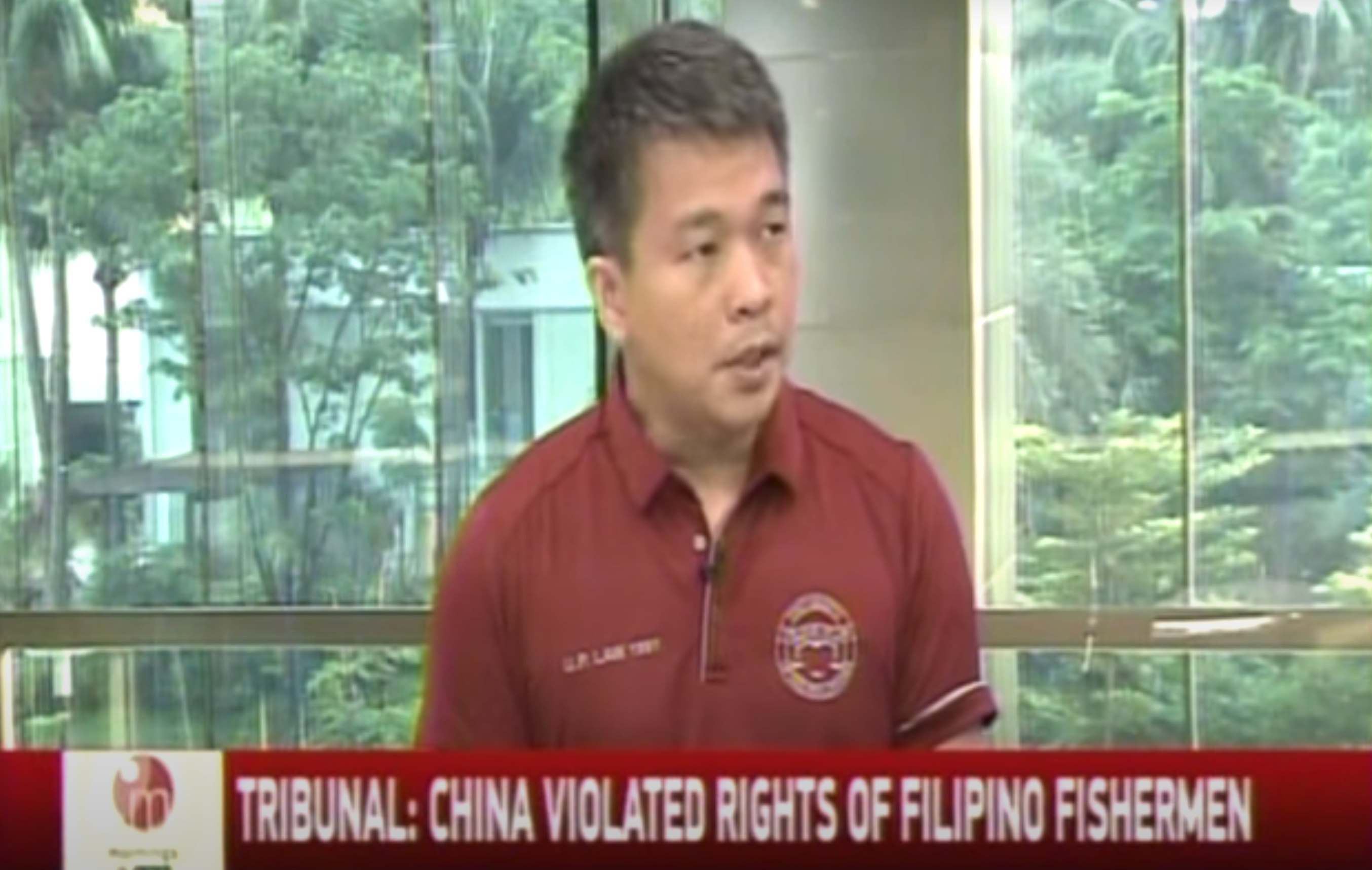 Prof. Jay L. Batongbacal interviewed on Mornings@ANC regarding the South China Sea Arbitration