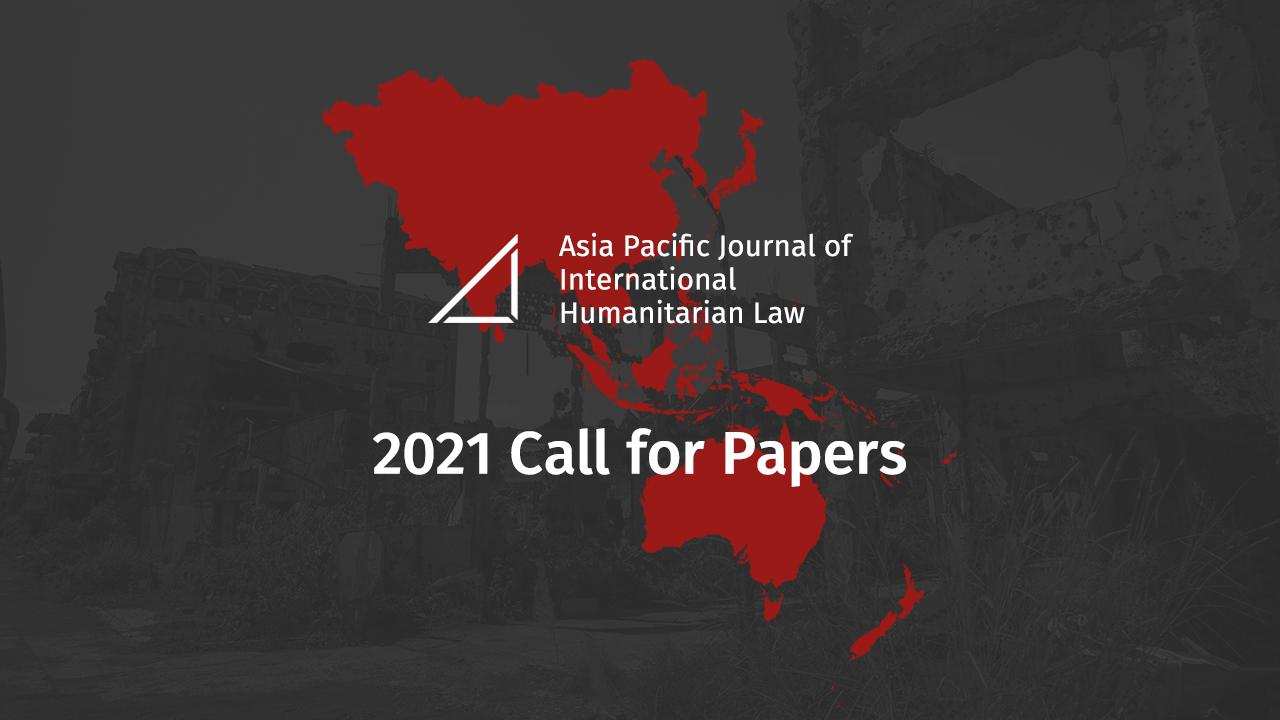 APJIHL 2021 Edition Call for Papers – Deadline Extended to 10 January 2021