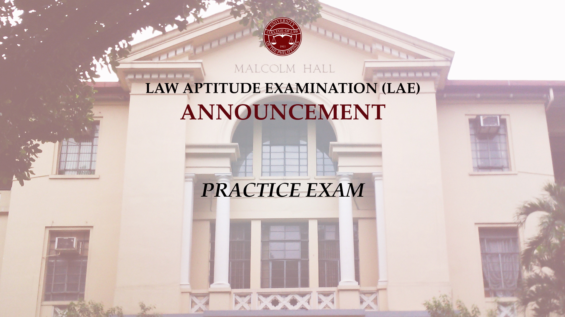 Law Aptitude Examination Practice Exam