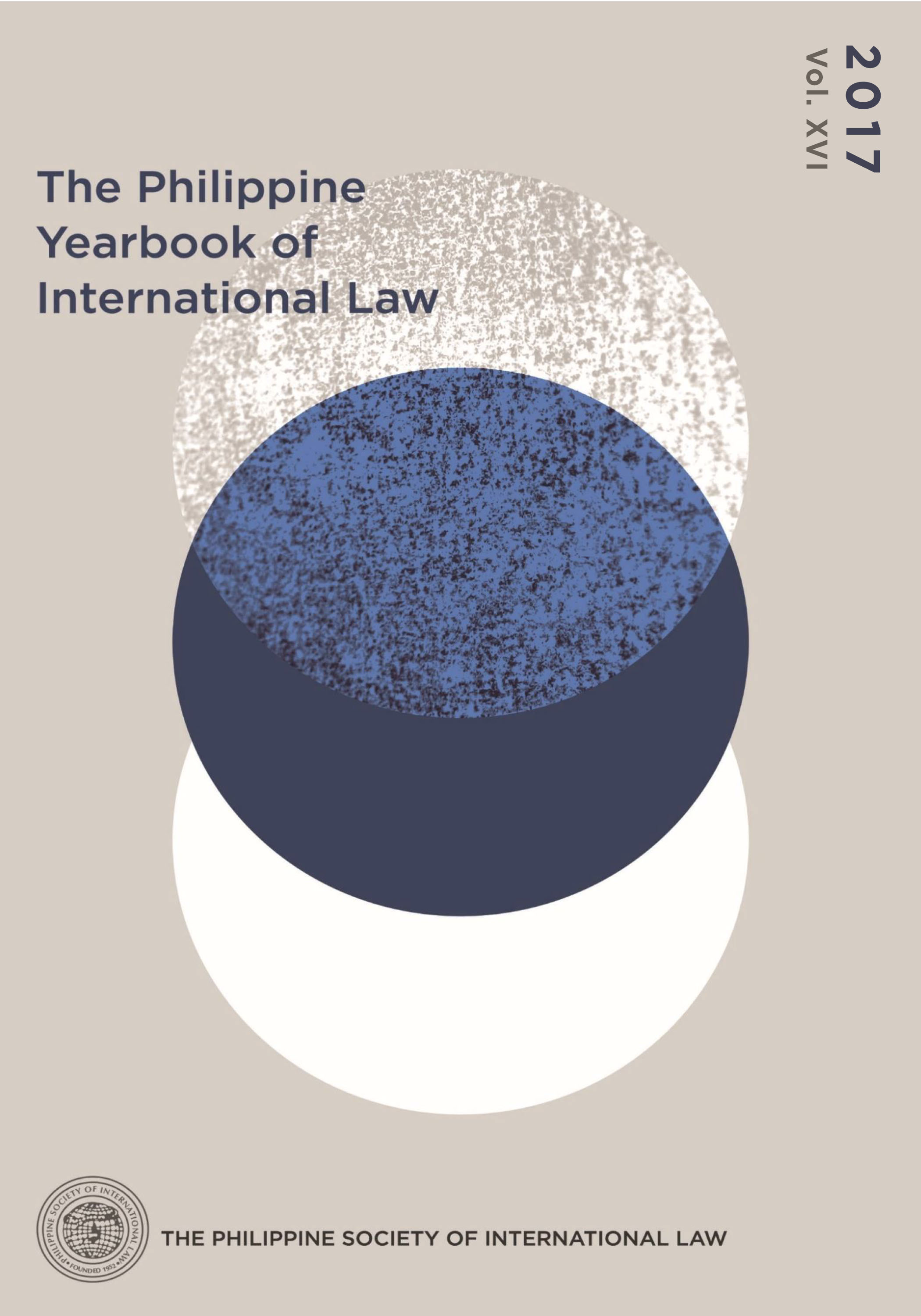 Philippine Year Book of International law Vol.16 (2017)