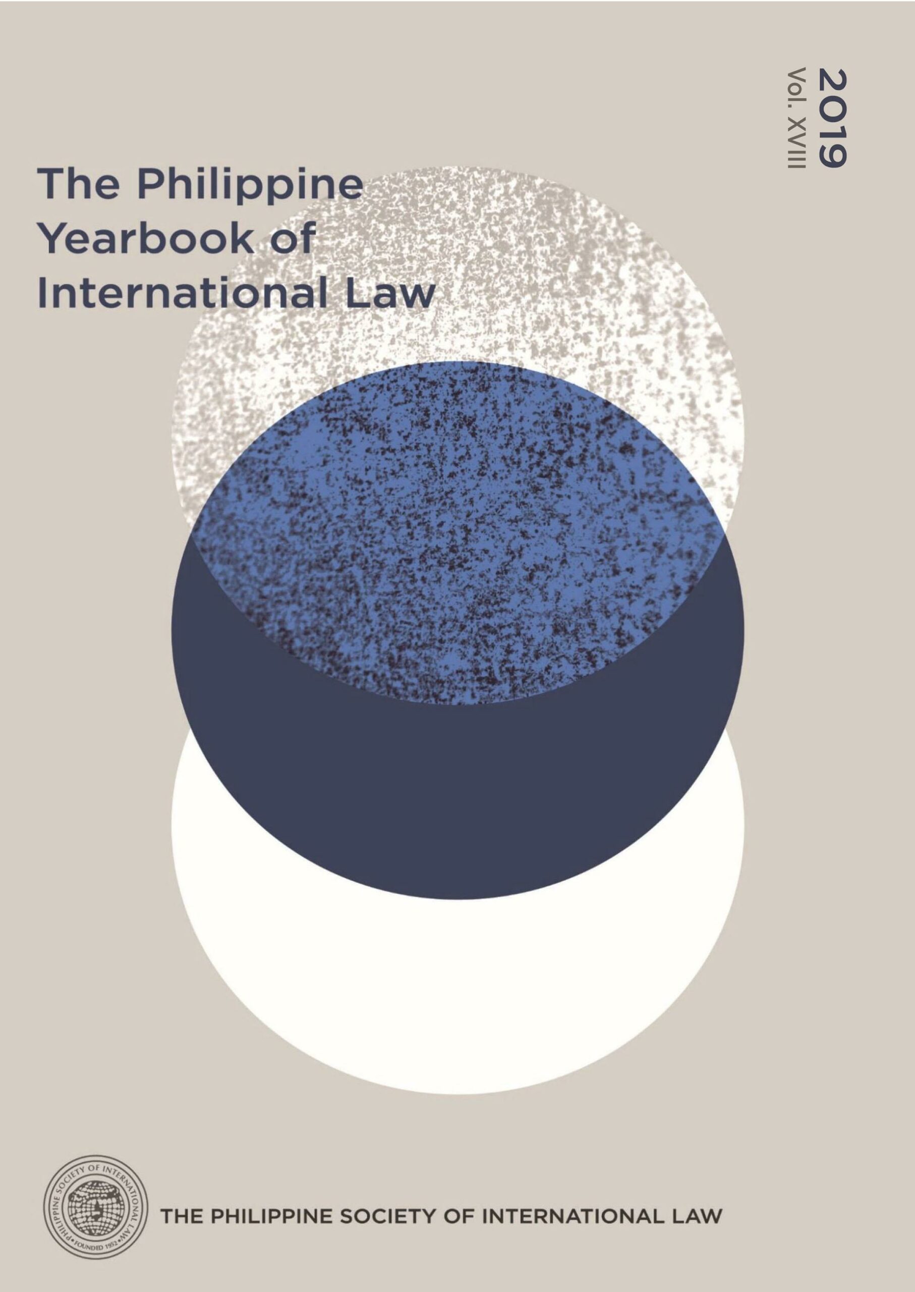 Philippine Yearbook of International Law Vol.18 (2019)