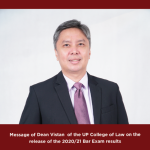 Dean’s Message to Bar Examinees