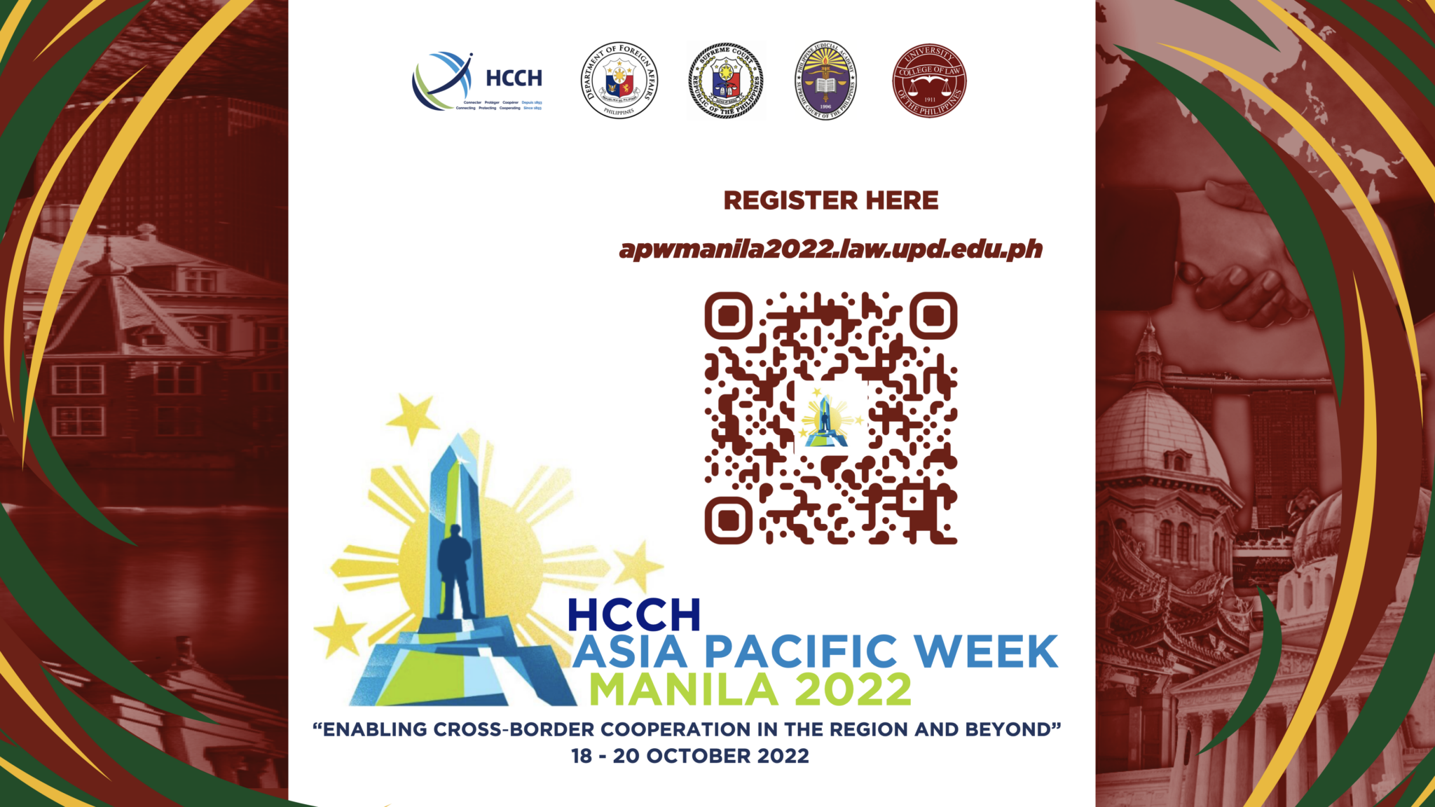 HCCH ASIA Pacific Week Manila 2022 Web Registration — UP College of Law