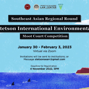 27th Stetson International Environmental Law Moot Court Competition