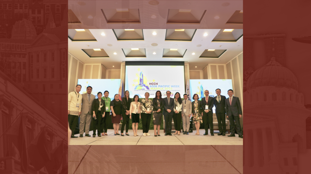 UP Law Professors Elizabeth Aguiling-Pangalangan and Michael Tiu, Jr spoke at the 2022 HCCH Asia Pacific Conference