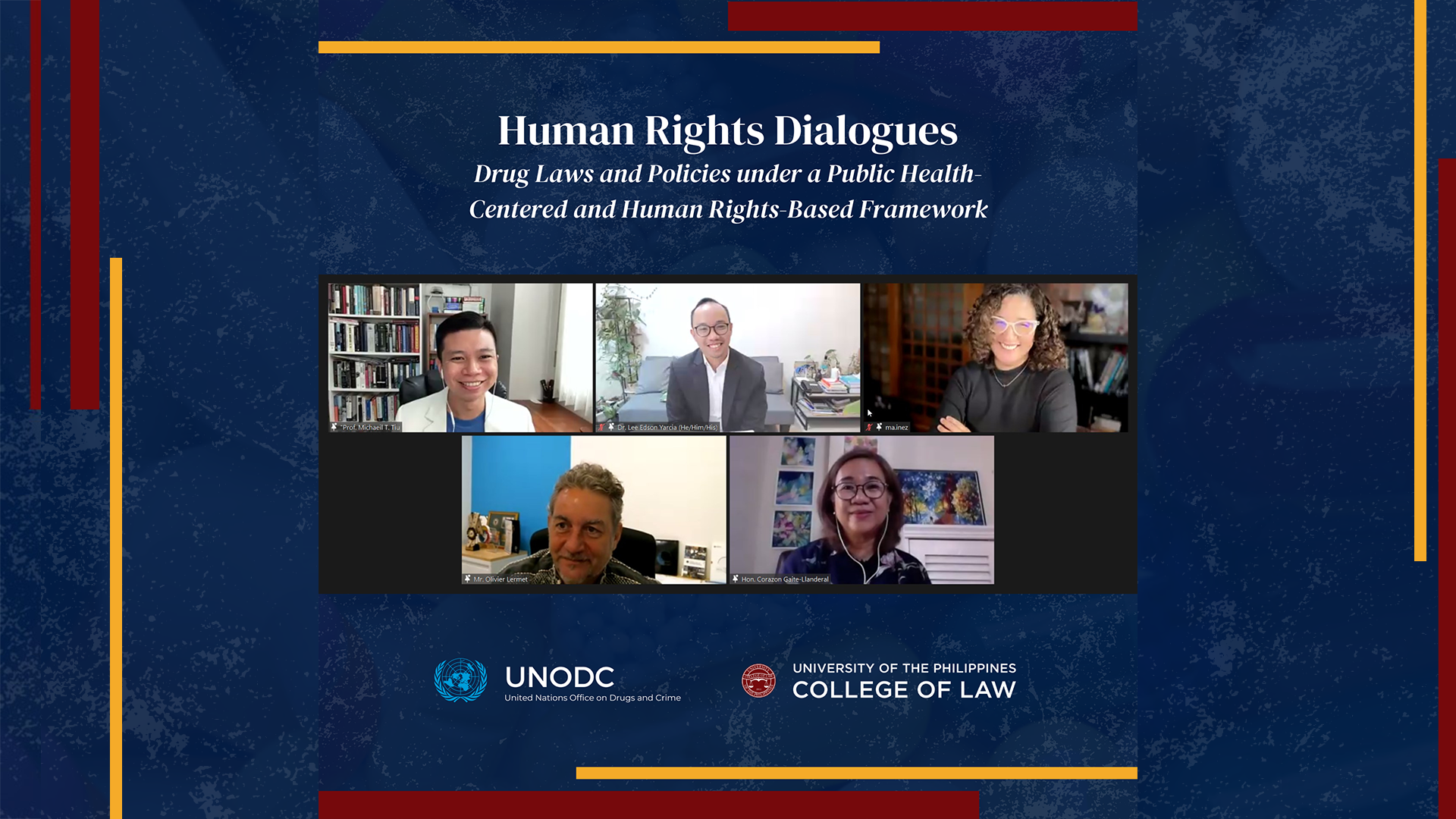 UP Law and UNODC host Human Rights Dialogues on Drug Law Reform