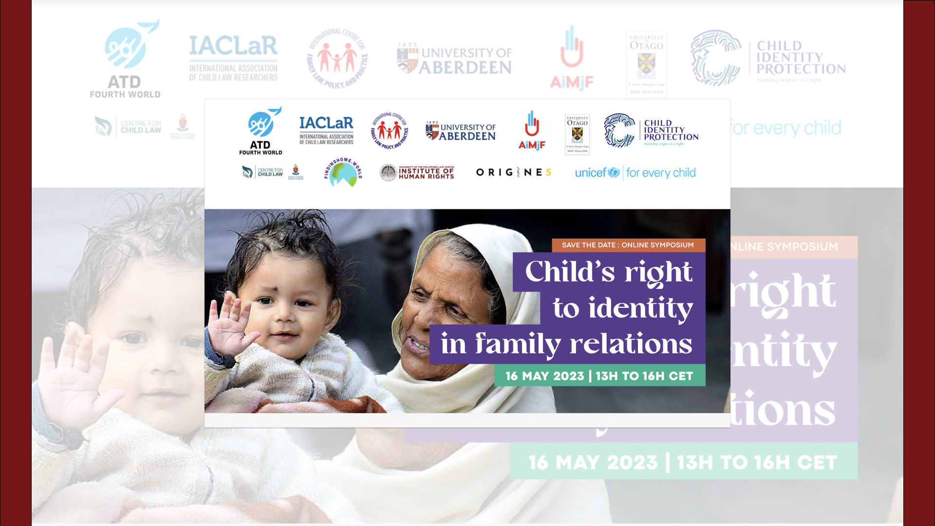 UP IHR joins institutional partner in Child’s  Right to Identity international forum