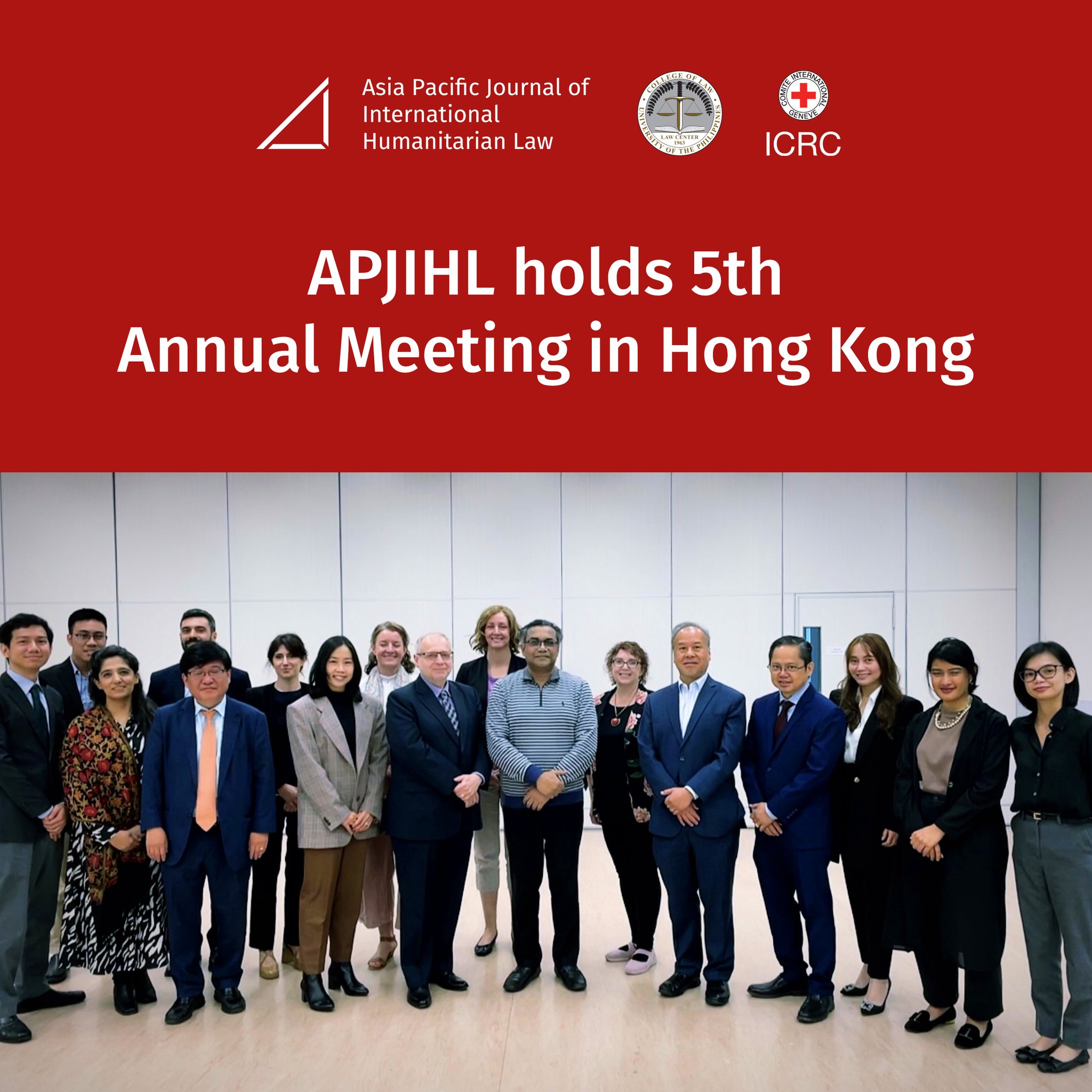 March 2023|The Asia-Pacific Journal of International Humanitarian Law (APJIHL) convenes in Hongkong