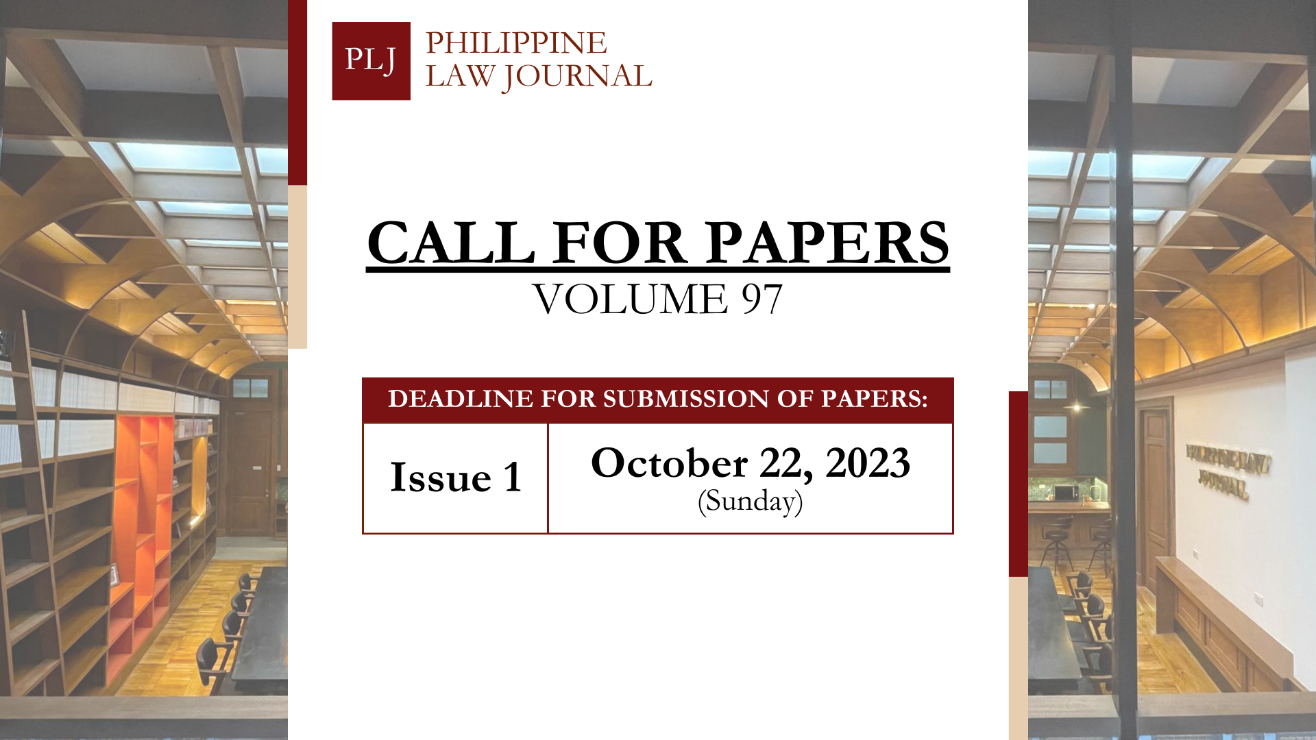 Philippine Law Journal Volume 97 Call for Papers