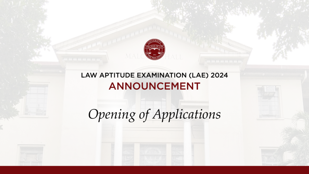 LAE 2024 Announcement Opening of Applications