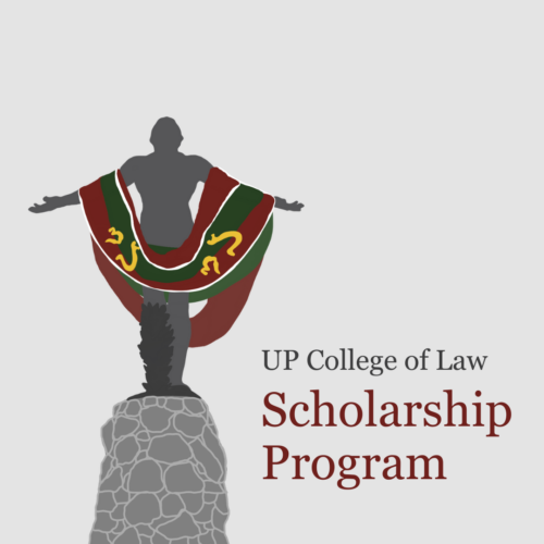 Gratitude to the Donors of the UP College of Law Scholarship
