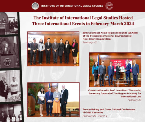The Institute of International Legal Studies Hosted Three International Events in February-March 2024
