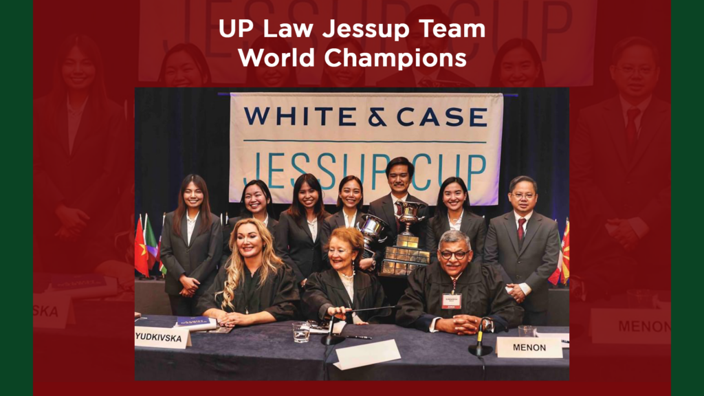 UP Law Prevailed as World Champions of 2024 JESSUP Moot Court Competition