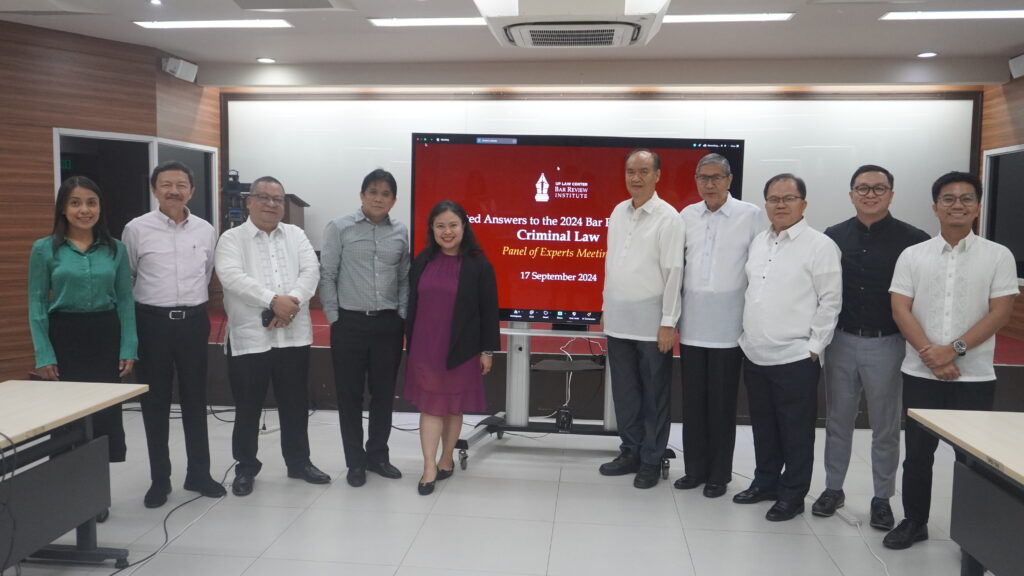 BRI Successfully Concludes 2024 Bar Review Program — UP College of Law