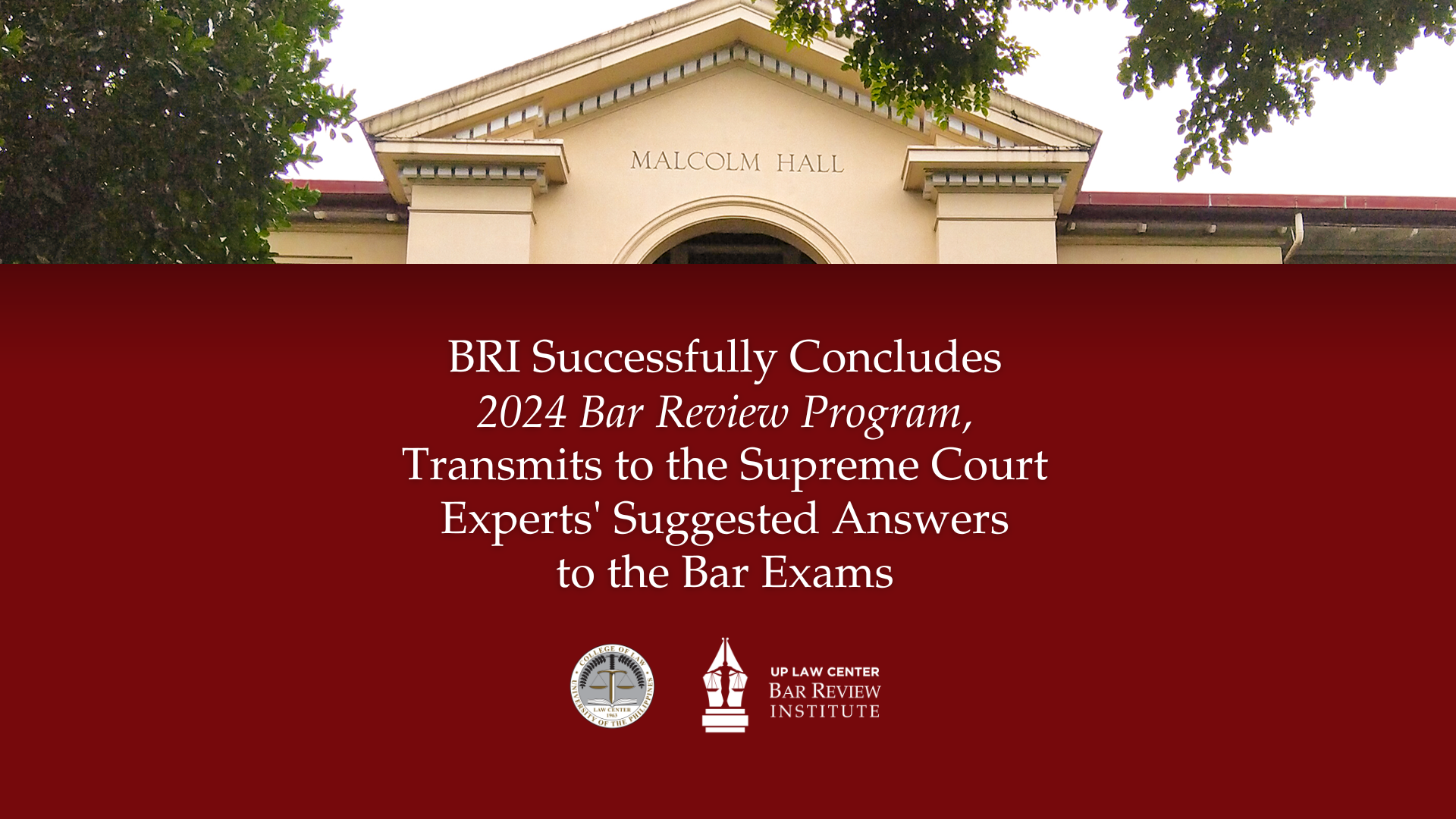 BRI Successfully Concludes 2024 Bar Review Program