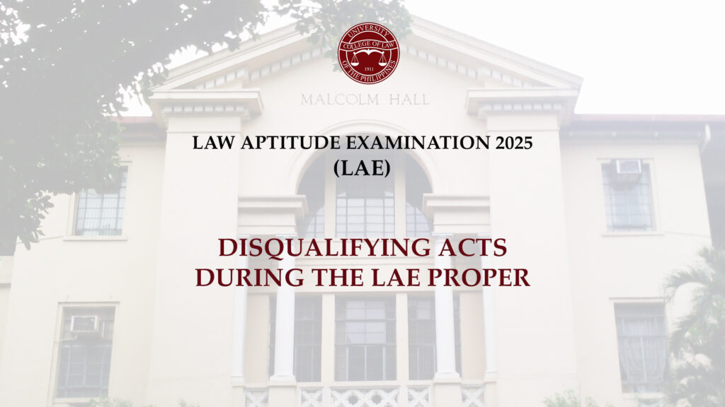 Disqualifying Acts During the LAE Proper