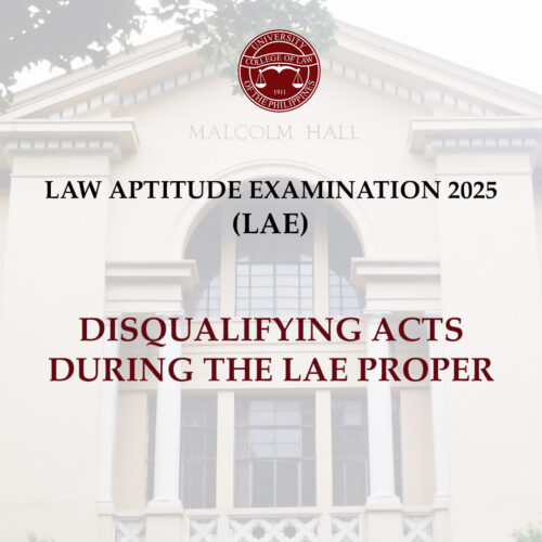 Disqualifying Acts During the LAE Proper