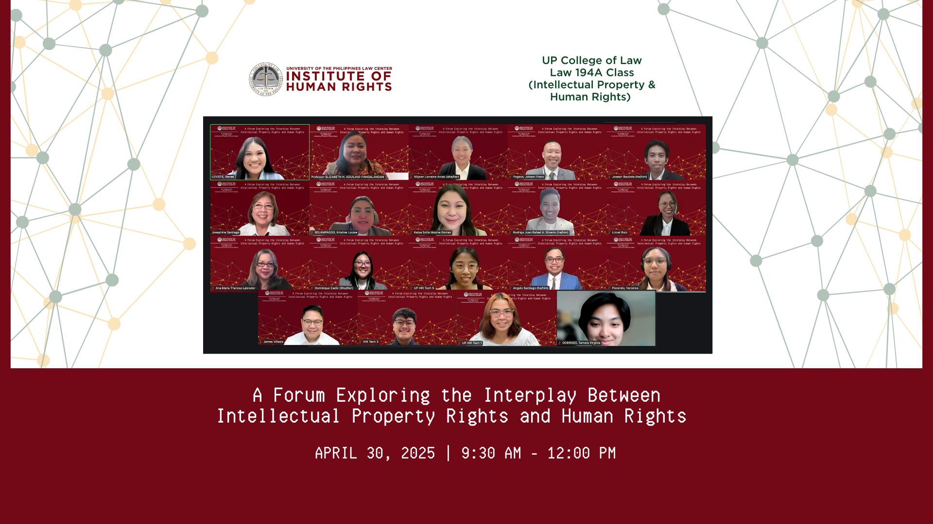 Interplay Between Intellectual Property Rights and Human Rights