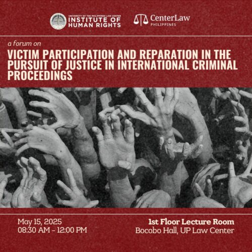 Forum on Victim Participation and Reparation in ICC Proceedings