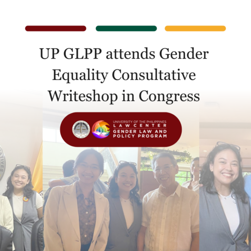 GLPP attends Gender Equality Consultative Writeshop in Congress