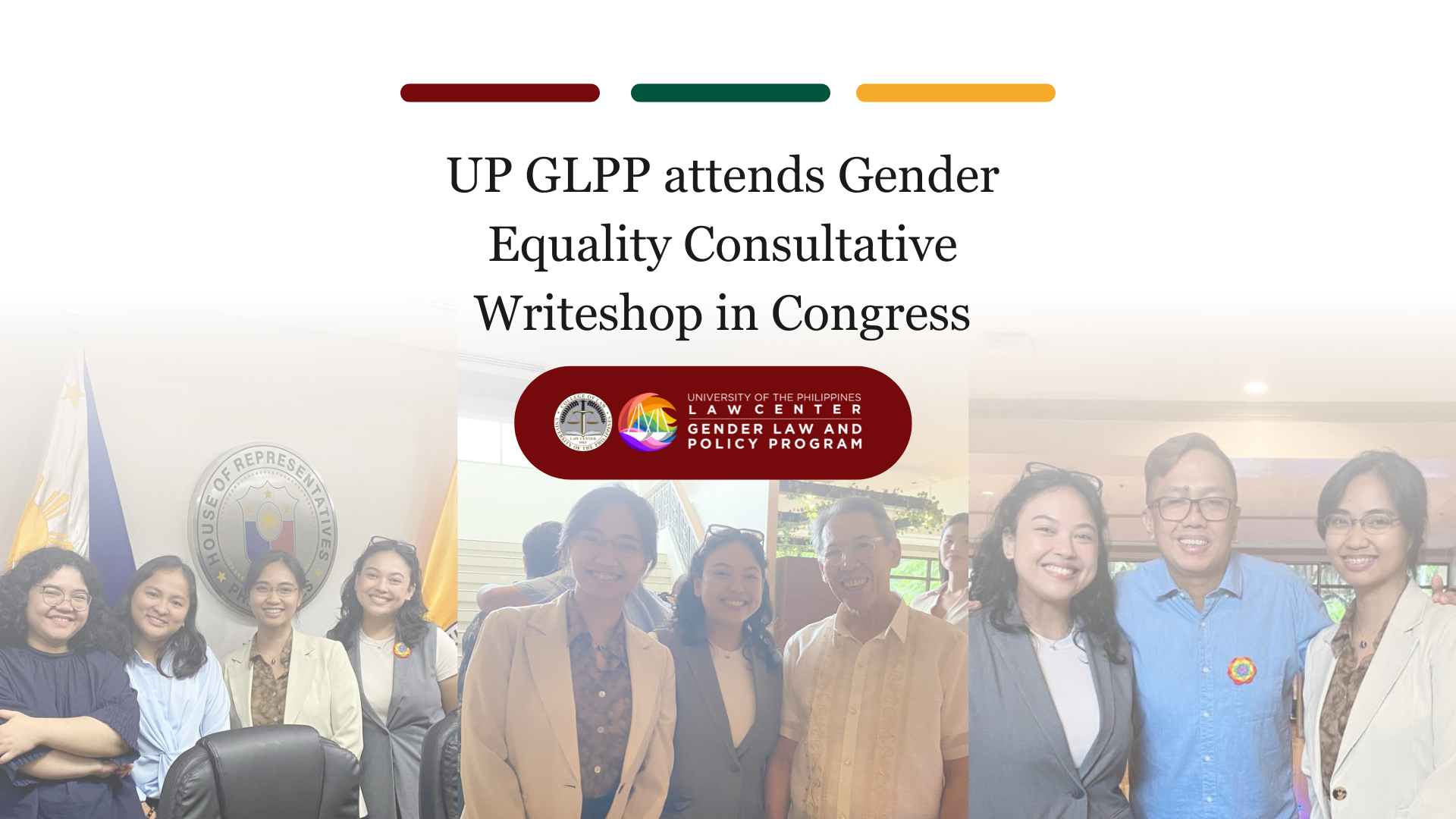 GLPP attends Gender Equality Consultative Writeshop in Congress