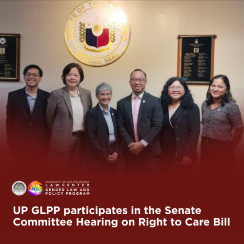 UP GLPP Participates in Senate Hearing on the Proposed Right to Care Bill
