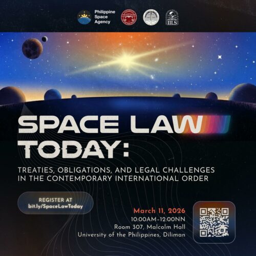 EVENT: All aboard to a morning of learning what is legal beyond Earth!
