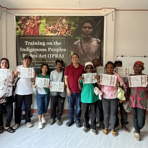 UP Law provides Human Rights Training for Aeta/Ayta Communities in Central Luzon