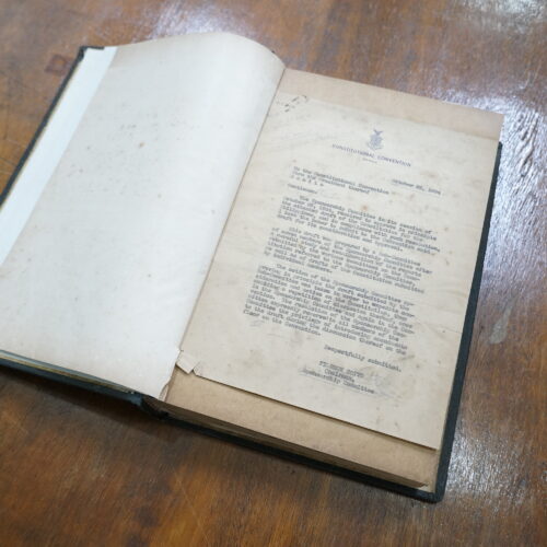 UP Law keeps in its archive an original signed copy of the 1935 Philippine Constitution